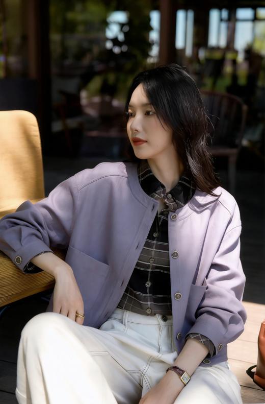 流浪诗人醋酸+莱塞尔呼吸感小资气韵外套 商品图8