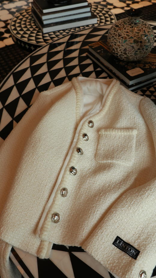 香榭白茶|简约肌理感羊毛外套（Linton面料） 商品图4