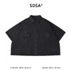 SDSA男装2026新款高贵轻奢复古工装双口袋短袖衬衫百搭舒适上衣 商品缩略图0