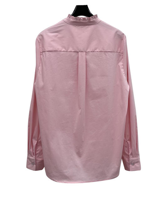 女款全棉立领花边长袖衬衫fe025 商品图1