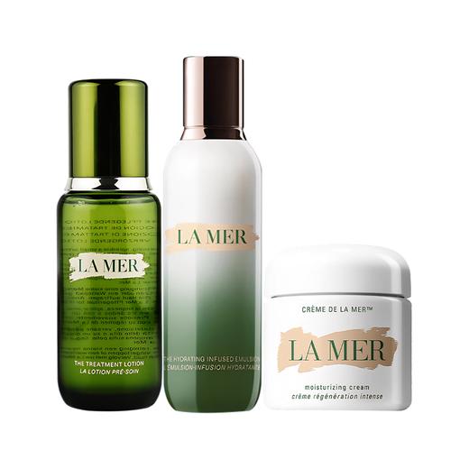 19专享 送礼盒礼袋【全球购】LAMER海蓝之谜经典三件套 精粹水150ml+精粹乳125ml+经典面霜60ML(美国仓) 商品图3