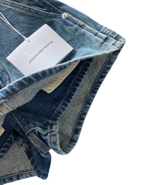 女款水洗高腰牛仔裙裤la002 商品图2