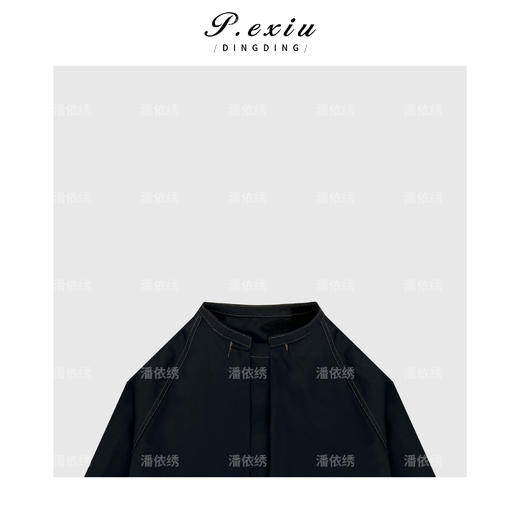 03-5潘依绣丁丁宠粉设计感荡领旋褶百搭衬衫Q29932 商品图2