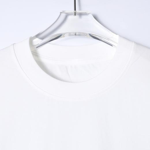 SDSA男装2026新款高贵轻奢简约网格钉珠拼接宽松短袖T恤百搭宽松 商品图1