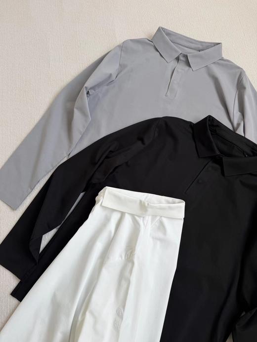 F032928春季新品DUALIS系列都市通勤男士压胶长袖POLO衫 商品图4