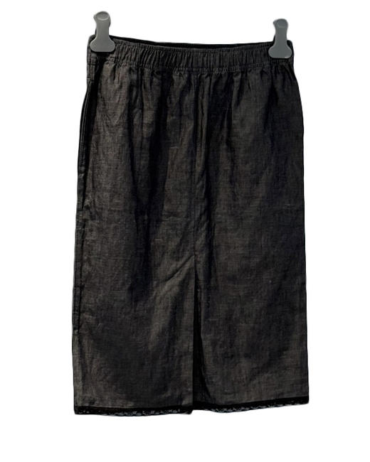 女款棉麻蕾丝牛仔半裙he020 商品图1