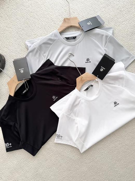 F032924高弹透气轻量速干功能插肩袖设计短袖T恤 商品图1