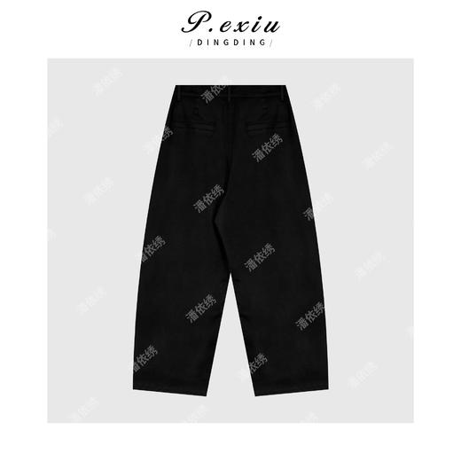 03-5潘依绣丁丁宠粉复古百搭休闲阔腿裤Q18943 商品图1