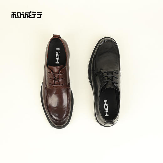 和诚行2026春季新款时尚舒适英伦真皮高级男式商务休闲鞋0930271 商品图2