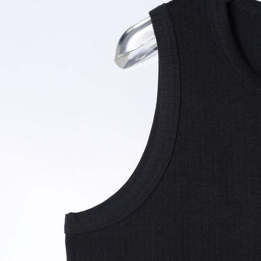 SDSA男装2026新款高贵轻奢潮牌纯色竖纹无袖打底背心百搭时尚上衣 商品图2