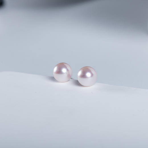 ⁶【akoya珍珠】铂金耳钉，8-8.5MM，编号ED116，出证书，48小时鉴赏期——SS06-CR-YMZZ【HOT】 商品图1