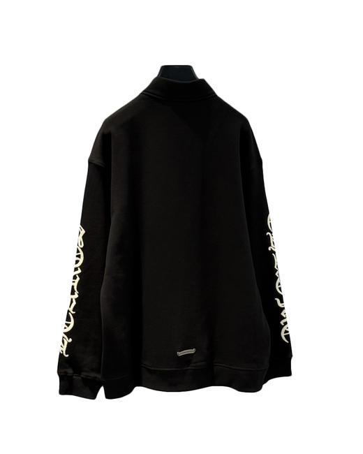 男款棉质刺绣半拉链卫衣he009 商品图1