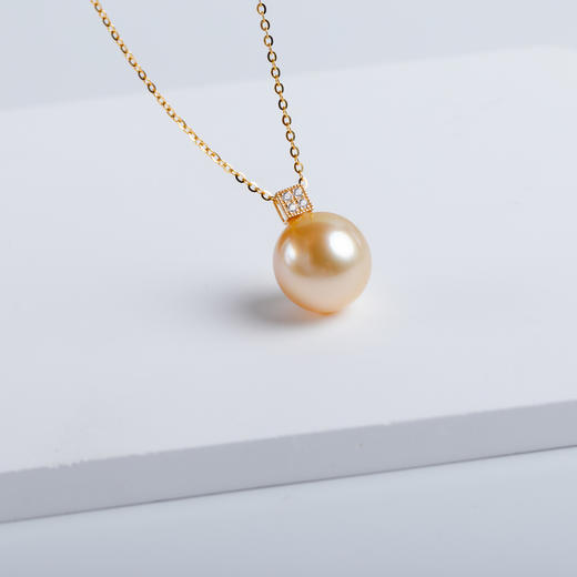 ⁶【南洋金珍珠】18K金吊坠，12-13MM，编号DZ256，出证书，48小时鉴赏期——SS06-CR-YMZZ【HOT】 商品图3