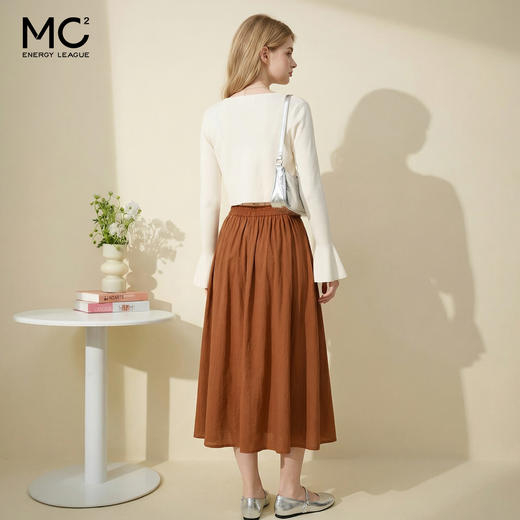 女装针织外披配抹胸吊带加长伞裙三件套S4221002 商品图3