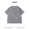 SDSA男装2026新款轻奢扎染设计圆领短袖T恤小众破坏感百搭上衣 商品缩略图4