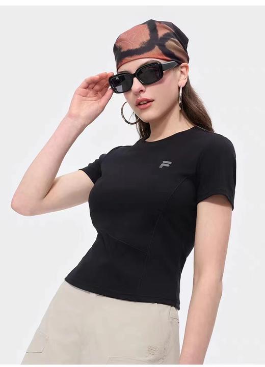 F032988女子针织短袖衫2026夏季新款时尚休闲紧身T恤 商品图13