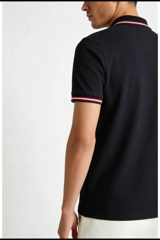 26 BA11Y 丝光拉架棉 拼色翻领短袖POLO衫 TX619 商品图1