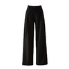 丁摩 天丝羊毛春新款黑色阔腿西装裤女褶皱宽松垂感西裤休闲裤6ZF-5301 商品缩略图4