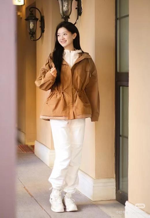 一店d Kolon女士蕞--新户外『收腰』梭织外套  一件可以封--神的户外风衣  这一季颜色也太好看了吧 完全长在了审美上 商品图10