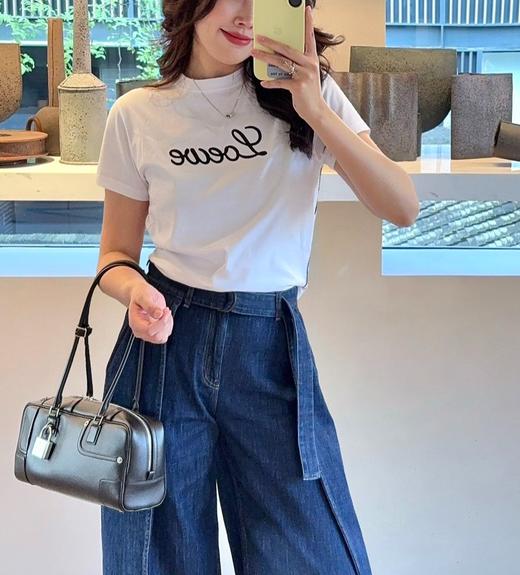 女款棉质捆边短袖T恤ba014 商品图3