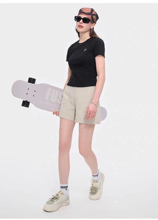 F032988女子针织短袖衫2026夏季新款时尚休闲紧身T恤 商品图6