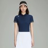 F032919简约袖口撞色高尔夫FIELD女士防晒修身短袖POLO衫 商品缩略图2