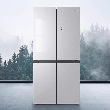 Midea/美的 BCD-460WSGPM十字四门家用大容量风冷无霜电冰箱山脉灰-石迹 商品图0
