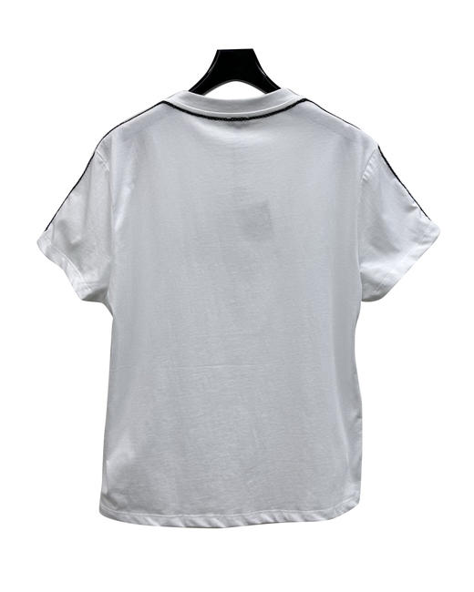 女款棉质捆边短袖T恤ba014 商品图1