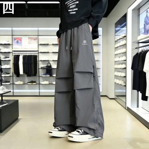 F032945春夏季直筒户外机能风宽松纯色休闲裤防晒裤 商品图6