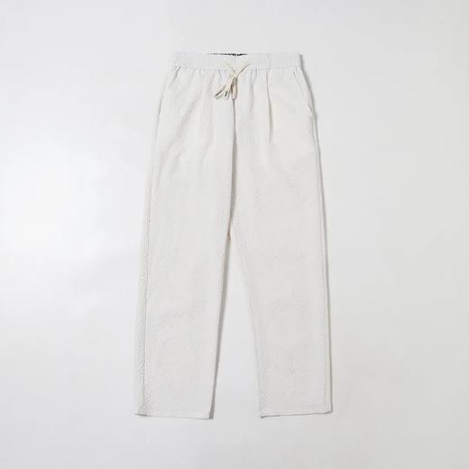 F032902春夏薄款立体裁剪男士松紧腰修身直筒纯色休闲裤 商品图8