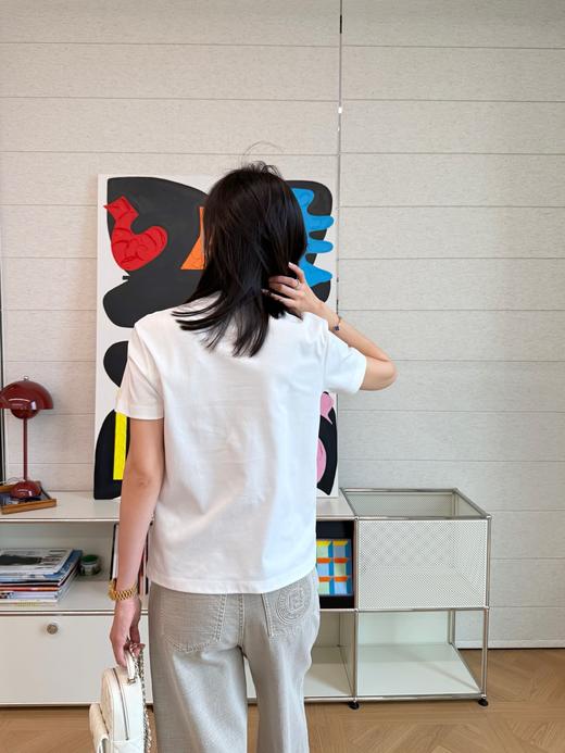 芬迪 全新上线老花小狗章仔白T 恤 商品图4