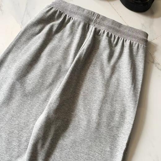 F032915春季新款抽绳设计小LOGO刺绣卫裤基础收口针织长裤 商品图12