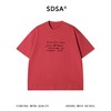 SDSA男装2026新款高贵轻奢印花字母短袖T恤高街显瘦美式圆领上衣 商品缩略图0