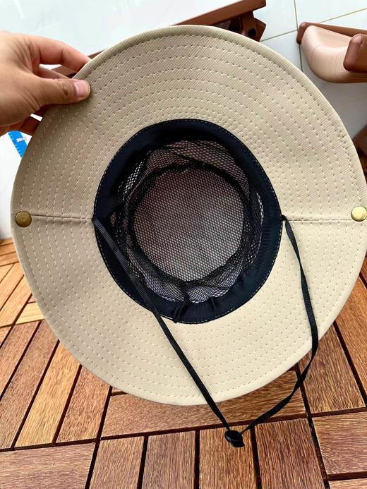 F032937夏季透气网户外男女防晒遮阳帽垂钓骑行登山帽大檐渔夫帽 商品图13