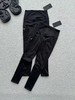 F032906高弹贴合不紧绷运动通勤高腰女子薄绒打底裤瑜伽裤 商品缩略图0