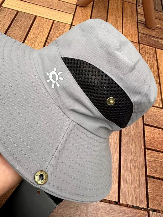 F032937夏季透气网户外男女防晒遮阳帽垂钓骑行登山帽大檐渔夫帽 商品图11