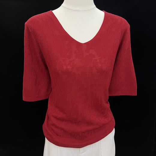 S·Y·C【简单V领】100 天 丝宽松休闲显瘦针织衫TS25078 商品图2