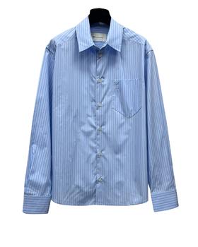 男款logo刺绣长袖衬衫la