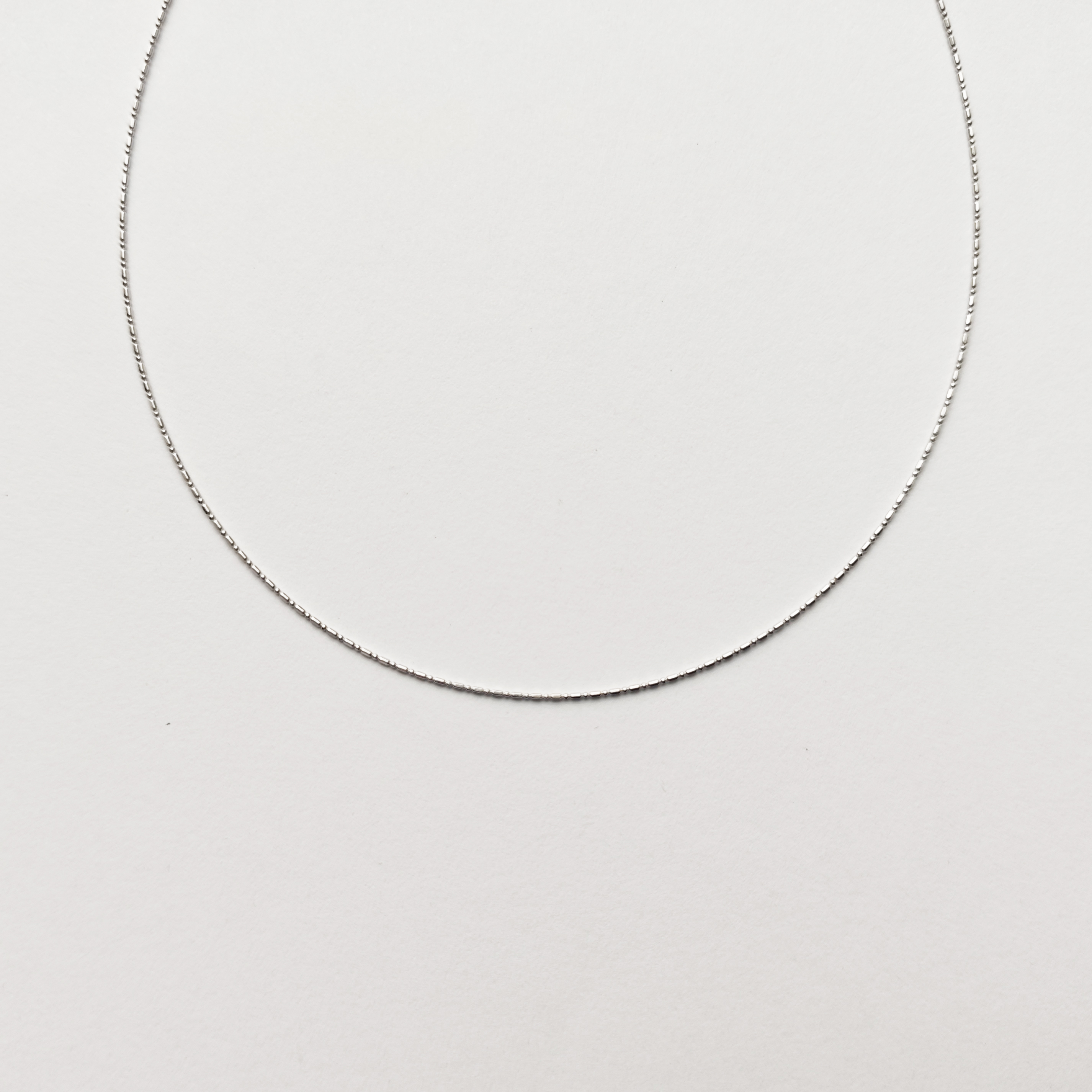 18K白金单链（硬）