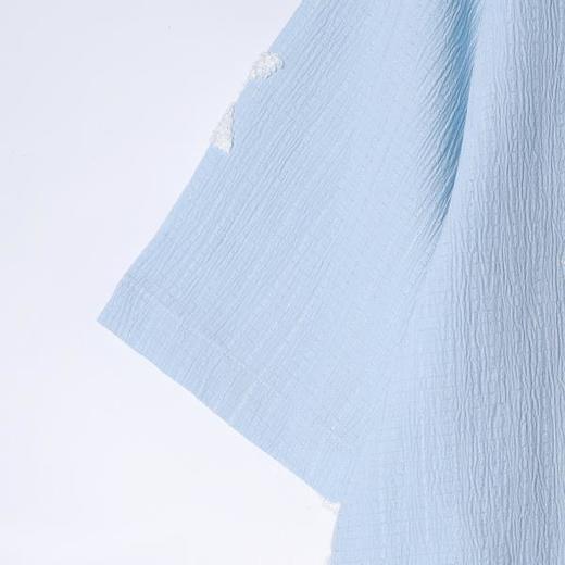 SDSA男装2026新款高贵轻奢潮牌简约撞色刺绣星星短袖衬衫百搭休闲 商品图3