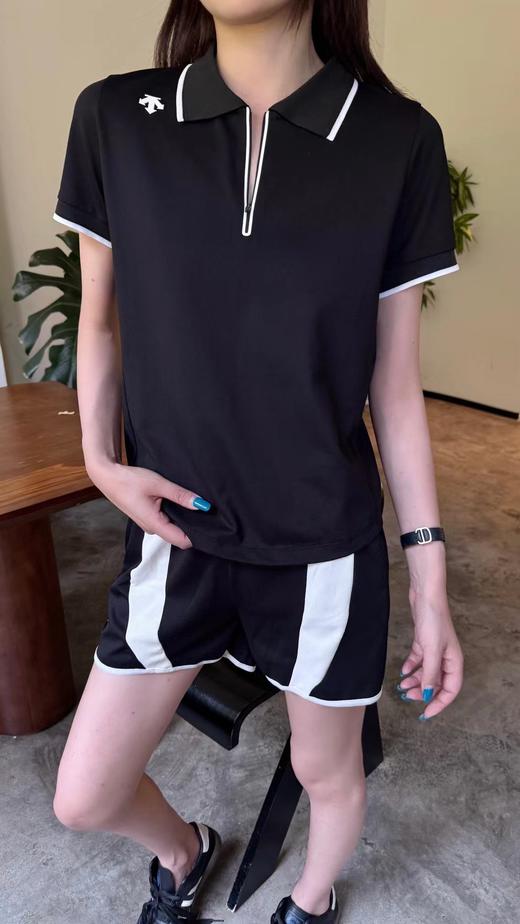 F032912春夏新品TRAINING系列压胶工艺女士短袖防晒POLO衫 商品图8