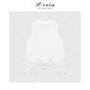 04-1潘依绣丁丁宠粉精致优雅蕾丝勾花拼接无袖背心 Q7445 商品缩略图1