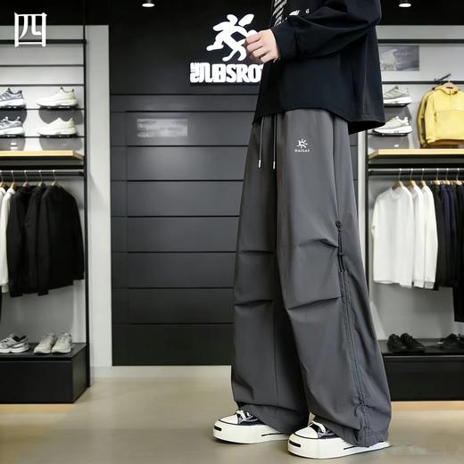 F032945春夏季直筒户外机能风宽松纯色休闲裤防晒裤 商品图2