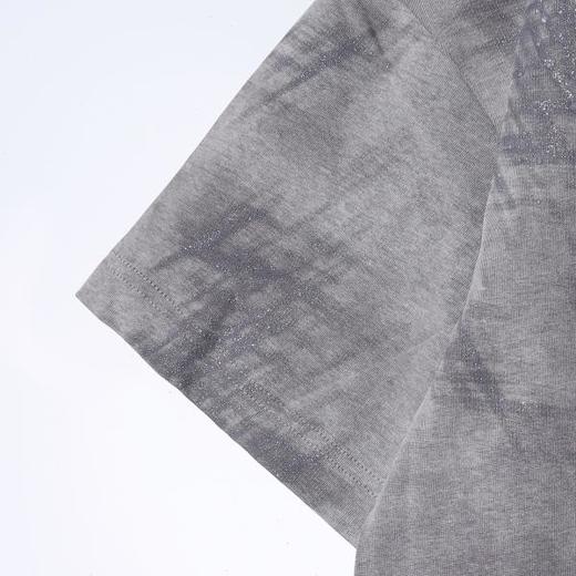 SDSA男装2026新款轻奢扎染设计圆领短袖T恤小众破坏感百搭上衣 商品图2