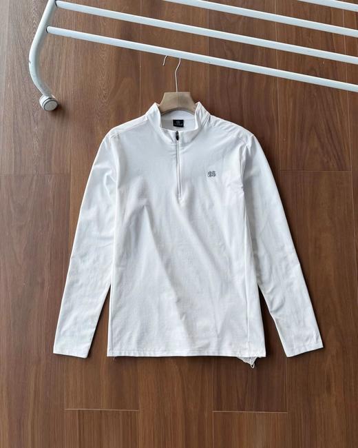 F032925四色户外小立领半拉链男士运动速干长袖上衣 商品图6