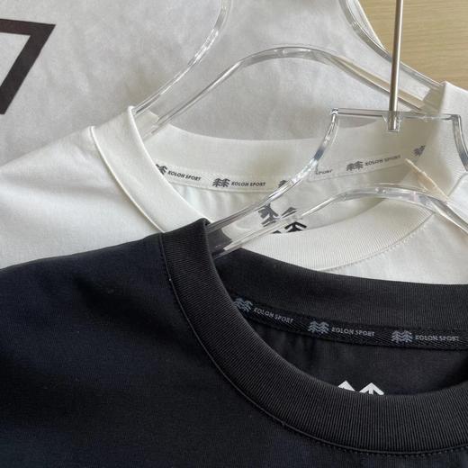 F032926圆领山系户外休闲速干防晒透气圆领涂鸦印花宽松短袖T恤 商品图10