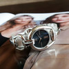 【95新】GUCCI古驰石英28MM（女款）马衔扣手镯腕表精钢230326NJM04 商品缩略图4
