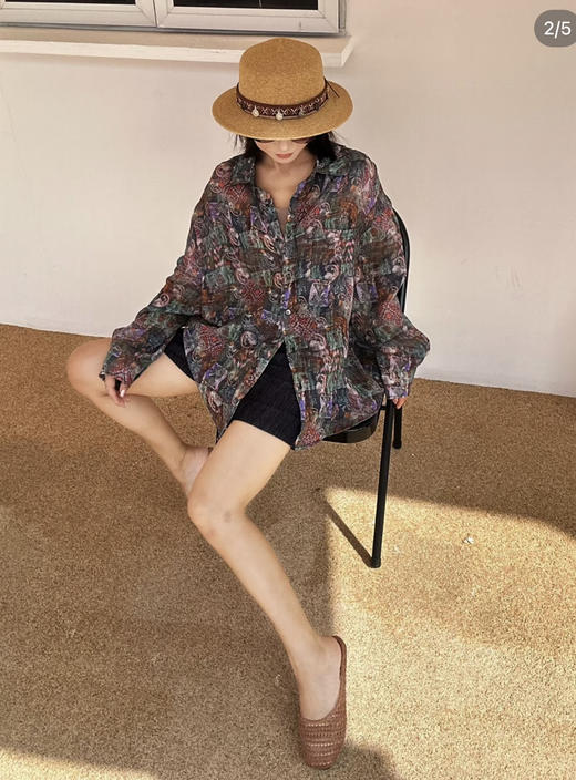 原单新款苎麻衬衫 商品图0