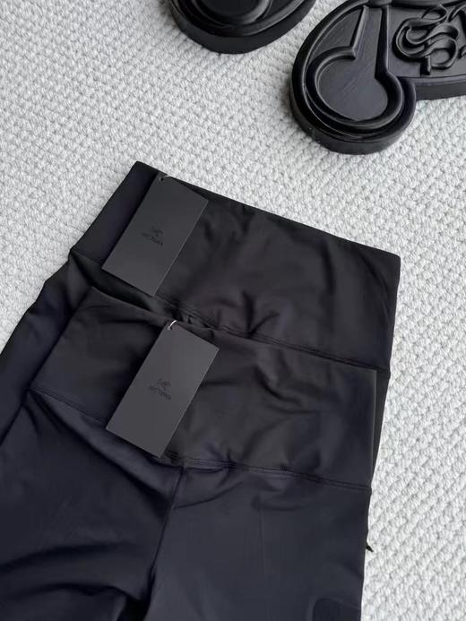 F032906高弹贴合不紧绷运动通勤高腰女子薄绒打底裤瑜伽裤 商品图11