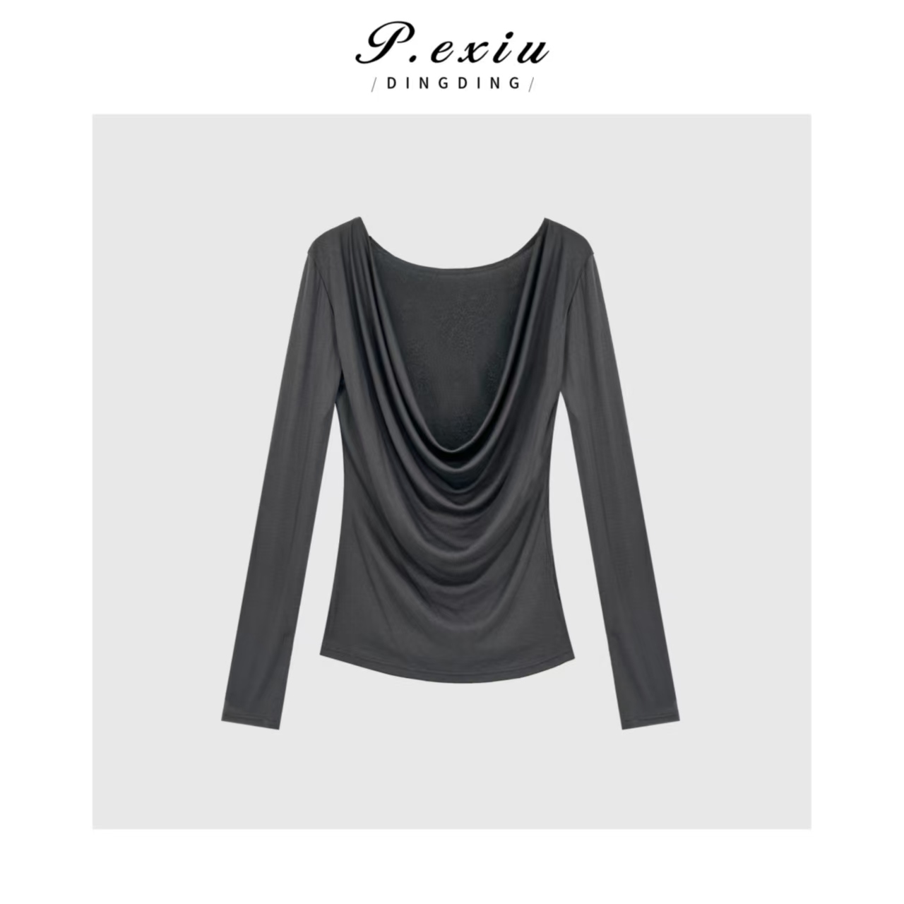 04-1潘依绣丁丁宠粉复古法式蕾丝拼接荡领上衣Q9851